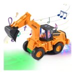 Jouet de construction - camion de construction - tractopelle - lumires et sons - ajustable - 3 ans et ...