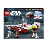 Jouet de construction - lego - 75333 - star wars - chasseur jedi d?obi - wan - 2 minifigurines