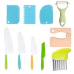 Jouet de cuisine pour enfants - dinette - ensemble de 10 pices - bois et plastique - rose