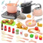 Jouet de cuisine pour enfants - zgeer - 37pcs - plaque  induction lectronique - son et lumire