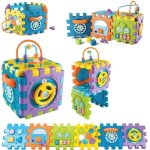 Jouet d�veil - cube dactivit� 6 en 1 - vert - musical et lumineux - 12 mois et plus