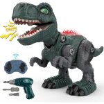 Jouet dinosaure t�l�command� - rc d�monter robot dragon - rugissement interactif