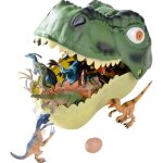 Jouets dinosaures - zgeer - dinosaure portable - figurines incluses - tapis dactivit - bote de rangement ...