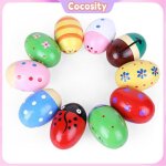 Jouet dinstrument de musique de secoueurs doeufs de maracas danimaux color�s pour les enfants en bas ...