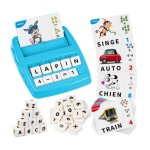 Jeux de société - non spécifié - lettre scrabble - Éducatif 2 en 1 - pour enfants 3 - 8 ans - bleu clair ... Jeux de société - non spécifié - lettre scrabble - Éducatif 2 en 1 - pour enfants 3 - 8 ans - bleu clair ...