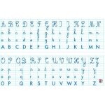 Tableau souple effaable  sec - alphabet - 80 x 120 cm