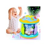 Jouet enfant 1 an fille garon projecteur rotatif jouet bb 12 18 mois avec musique / lumire educatif ...