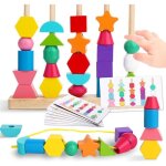Jouet en bois - montessori - 2 - 5 ans - �ducatif - motricit� fine - 12 couleurs