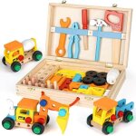 Jouet enfant - non spécifié - boîte à outils en bois - 53 pièces - sécurisé - Éducatif Jouet enfant - non spécifié - boîte à outils en bois - 53 pièces - sécurisé - Éducatif