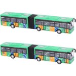 Jouet pour enfant - diecast - lot de 2 - bus vert - design rtractable - simulation