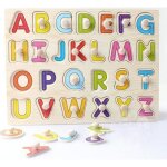 Jouet deveil bb puzzle en bois color puzzle enfant encastrement alphabet