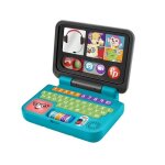 Jouet - fisher price - rires et veil laptop - multicolore - sonore - fonction vocale