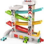 Jouet garage voiture bois pour enfantrampe de course en boiscadeau educatif pour garon 2 anscadeaux ...