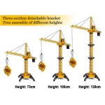 Jouet - grane - grue  tour tlcommande - 1 batterie - jaune - pour enfants  partir de 4 ans