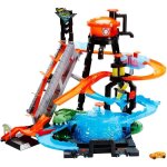 Jouet - hot wheels - station de lavage ultime - changement de couleur - piste incluse - ascenseur  manivelle ...