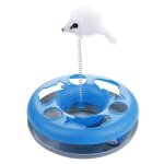 Jouet interactif pour chat - bell ball - couleur bleu - diam�tre 20cm - plastique
