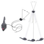 Jouet interactif pour chat - damily - jouet en peluche - accroche  la porte - corde rglable - 180 cm ...
