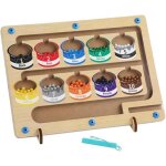 Jouet d�veil - jouet de labyrinthe en bois - multicolore - 3 ans - motricit� fine