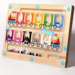 Jouet labyrinthe magn�tique enfant 3 ans + bois montessori apprentissage couleurs chiffres cadeau