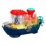 Jouet lumineux et sonore pour enfants bateau �lectrique aliment� par batterie bateau musical avec lumi�res ...