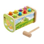 Jouet marteau en bois - amoune - jeu whack - a - mole - pour tout - petits 1 2 3 4 ans