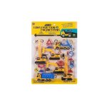 Jouet - maxi set travaux public - 2 camions 2 pelleteuses 2 grues � friction en pvc