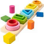 Jouets montessori pour gar�ons et filles de 1 2 et 3 ans - jouets de tri et dempilage en bois pour b�b�s ...