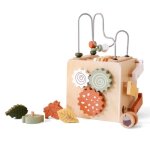 Jouets montessorri en bois pour bb - coordination ?il - main - cinq fonctions - thme fort
