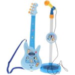 Jouet musical - claudio reig - bluey - micro et guitare - bleu - 3 ans - int�rieur