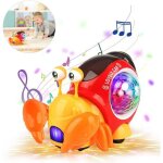 Jouet musical enfants - amoune - jouet crabe lectrique - lumires led - musique - 24 mois +