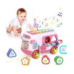 Jouets musicaux - non spcifi - xylophone et trieur de formes - 12 - 18 mois - couleur rose - multifonction ...