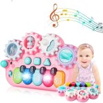 Jouet musical - zgeer - bb montessori - volume rglable - 5 chansons - 12 mois et plus