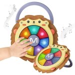 Jouet musical - zgeer - hrisson - sons danimaux - lumires - cadeau 18 mois +