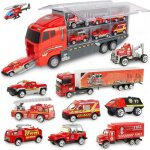 Jouet - zgeer - camion de pompiers 10 en 1 - rouge - pour enfants - mixte