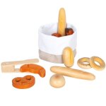 Jouet panier de petit d�jeuner en bois - small foot - 11444 - 12 pi�ces - pour enfant � partir de 3 ans ...