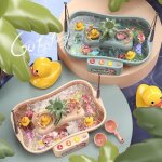 Jouet de pche magntique pour enfants - rose - 6 canards - plastique - 24 mois - 2 ans - mixte