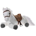 Jouet en peluche - bibi - tina - cheval sabrina - blanc / marron - 50 cm - pour enfants à partir de 3 ... Jouet en peluche - bibi - tina - cheval sabrina - blanc / marron - 50 cm - pour enfants à partir de 3 ...
