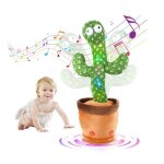 Jouet en peluche - cactus - chantant et dansant - 120 chansons - vert - pour enfants  partir de 3 ans ...