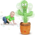 Jouet en peluche - cactus dansant - 120 chansons - enregistrement 15s - mixte