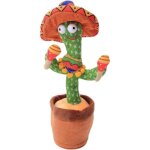 Jouet en peluche - cactus - multifonctionnel - 120 chansons - danse et parle - d�coration amusante