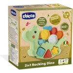 Jouet en peluche �cologique - chicco - lino le dino eco - mixte - 12 mois � 3 ans - vert