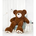 Jouet en peluche - mi? gustaw - ours en peluche gante xxl 220 cm - marron - winnie lourson - intrieur ...
