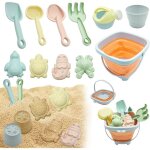 Jouets de plage 12 pi�ces jouets de plage avec seau plage pelles r�teaux arrosoir jeux exterieur b�b� ...