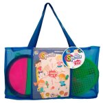 Jouets de plage - cb toys - 49543 - 11 pi�ces - 4 jeux diff�rents - sac de rangement inclus