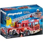 Jouet - playmobil - camion de pompiers avec chelle pivotante - rouge - 4 ans et plus - 89 pices