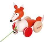 Jouet à promener renard zigolos - janod - bois - dès 12 mois Jouet à promener renard zigolos - janod - bois - dès 12 mois