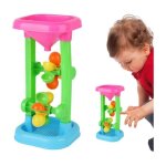 Jouet sable roue � eau - - moulin � vent � deux roues - couleurs vives accrocheuses - pour enfant mixte ...