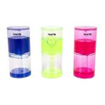 Jouet sensoriel - sensory - set de 3 - couleur bleue - dimensions 5x5x12 cm - lavable