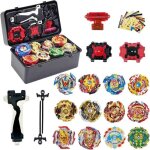 Jouet set - gytobytle - 12in1 bey toupie - 2 lanceurs - portable - accessoires variés Jouet set - gytobytle - 12in1 bey toupie - 2 lanceurs - portable - accessoires variés