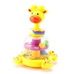 Jouet toupie girafalaff - amoune - girafalaff - balles de couleur - jouet - plastique